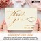 Better Office Products Wedding Engagement Thank You Cards in Metallic Gold W/Envelopes, 4in.x 6in., 50PK 64643 - alternate 2